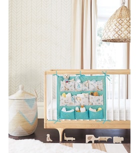 Baby 9 Cepli Bağlamalı Beşik Kenarı Düzenleyici (yeşil)