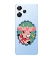 Xiaomi Redmi 12 Uyumlu Uyumlu İnek Tasarımlı Şeffaf Telefon Kılıfı