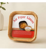 Air Fryer Kağıt Pişirme Kalıbı Kare 16x4.5 cm 50'li