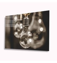 Ampül Cam Tablo 4mm Dayanıklı Temperli Cam