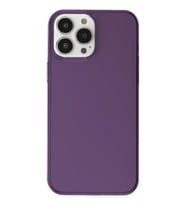 Pilelistore   iPhone 14 Pro Kılıf Pc Sert Şeffaf Kapak - Mor