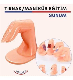 Protez Tırnak Manikür Eğitim Sunum Parmakları 10 Adet