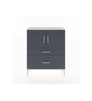Arges Şifonyer 2 Raflı 2 Çekmeceli 2 Kapaklı 88x30x106 Aytaşı-Antrasit