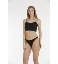 BERRAK 11691 BAYAN LAZER KESİM POLİESTER STRİNG TANGA 6 ADET