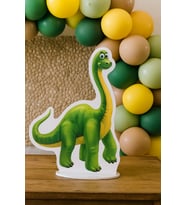 Ayaklı pano Sevimli Dino Temalı 36x28cm Doğum Günü Masa Dekoru Çocuk Odası Süsü
