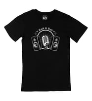 Rock And Roll Müzik Siyah Tişört