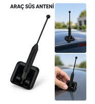 Otomobiller için süs anteni, Kolay kullanım, Her araca her yöne yapıştırmalı özellik, 12 cm