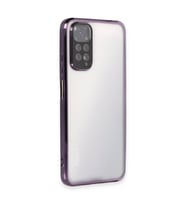 Xiaomi Redmi Note 11 Kılıf Razer Lensli Silikon - Mor