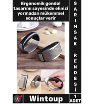 #Rende Paslanmaz Çelik Gondol Tasarım Pratik Ezici Mutfak Garlic Press Yeni Nesil Sarımsak Rendesi