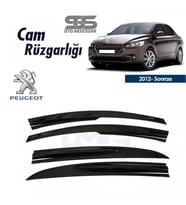 Cam Rüzgarlığı Peugeot 301 2012 Sonrası Mügen Tip Piano Black
