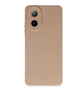 Oppo A38 Kılıf Nano içi Kadife Silikon - Pudra