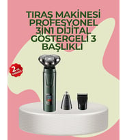 Başlıklı Şarjlı Tıraş Ve Bakım Cihazı