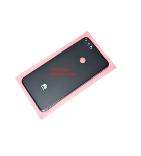 Tkgz Huawei Uyumlu Y7 2018 Kasa Arka Pil Batarya Kapağı SİYAH