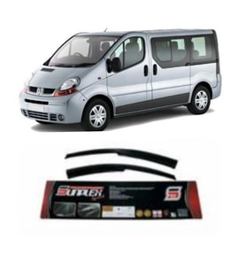 Renault Trafic Mugen Cam Rüzgarlığı 2003-2015 arası 2'li Sunplex (Beyaz)