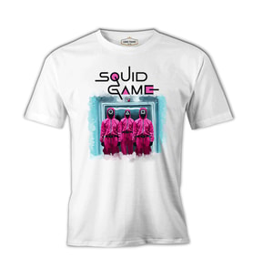 Squid Game - Geçit Beyaz Erkek Tshirt