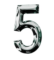 Posta Kutusu Yapışkanlı Rakam Metal Kapı Numarası No:5