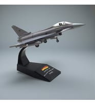 Typhoon Savaş Uçağı Maketi 1:100 Ölçek 17 cm Dekoratif Model Uçak