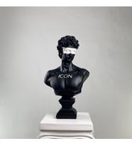 David 'Black Icon' Dekoratif Heykel, Pop Art Roma Yunan Heykelleri
