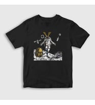 Presmono Unisex Çocuk Siyah Astronaut Astroworld Travis Scott T-Shirt 42276tt
