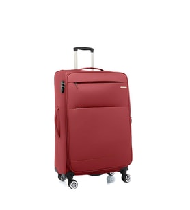 Louisiana Polo Büyük Boy Lüx Kumaş Valiz Bordo 2082 (STD)