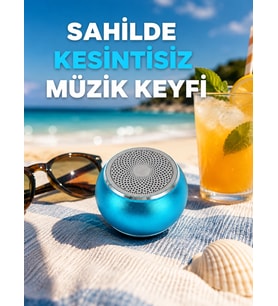 Taşınabilir Mini Bluetooth Hoparlör 9m Menzil Dahili Mikrofon Yeni Nesil