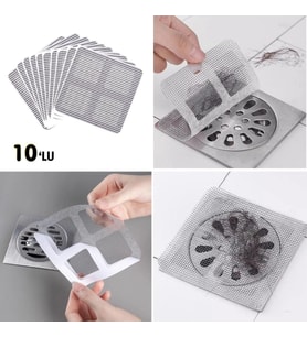 10&amp;apos;lu Banyo ve Mıutfak Lavabo Koku Önleyici ve Haşere Böcek Önleyici Gider Filtresi (5343)