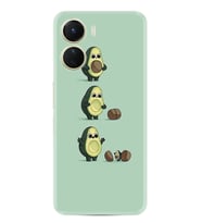 Vivo Y16 Kılıf Resimli Desenli Baskılı Silikon Avokadılar 1352