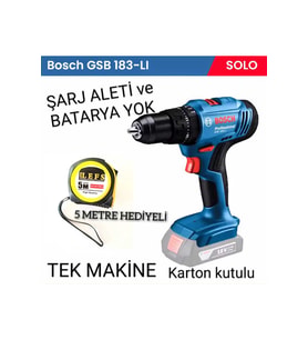 Gsb 183 Li Darbeli Matkap Vidalama, Batarya ve Şarj Aleti Yoktur