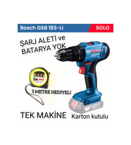 Gsb 183 Li Darbeli Matkap Vidalama, Batarya ve Şarj Aleti Yoktur
