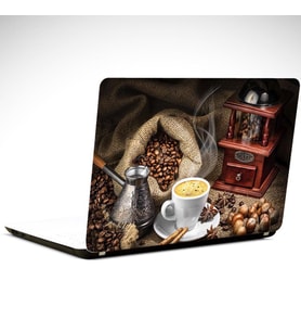 Fincanda Kahve Laptop Sticker 10 İnch (25X19CM)