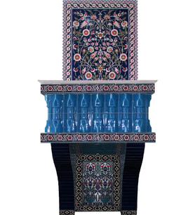 Armada Çini 120X180 Sütunceli Cephe Cami Kürsüsü