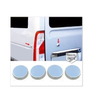 Renault Master Krom Bagaj Kapağı Tapa Kromu 4 parça 2010 ve üzeri Paslanmaz Çelik