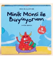 Minik Monsi ile Büyüyorum 5 Kitaplık Kutulu Set