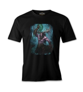 World of Warcraft - Illidan Stormrage 3 Siyah Erkek Tshirt