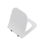 Vitra İntegra Square Klozet Kapağı Duroplast Slim - Üstten Sıkmalı Yavaş Kapanır - Beyaz