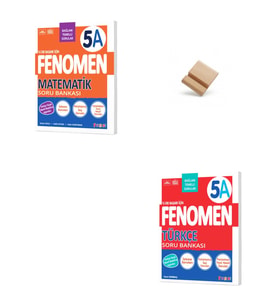 Fenomen 5. Sınıf Maarif 5A Matematik ve Türkçe Soru Bankası + Telefon Standı