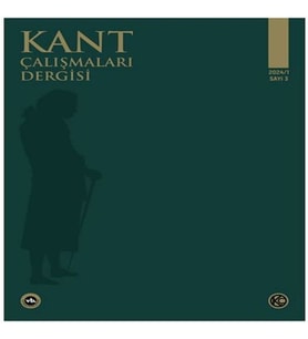 Kant Çalışmaları Dergisi Sayı: 3 - 2024