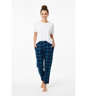 Kadın Tek Penye Pijama Alt BGL-ST05005 (Yeşil)