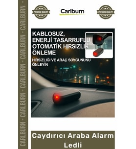 #Alarm Güneş Enerjili Solar Sahte Güvenlik Uyarı Kırmızı Flaşör Işık Caydırıcı Araba Alarm Ledli