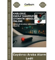 #Alarm Güneş Enerjili Solar Sahte Güvenlik Uyarı Kırmızı Flaşör Işık Caydırıcı Araba Alarm Ledli