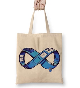 Doctor Who Endless Tardis Bez Çanta Uzun Saplı