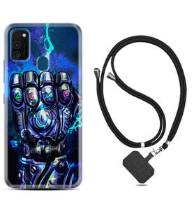 Samsung M21 M22 M23 M30 M31S M32 Kılıf Boyun Askılı Silikon Thunder Play 1760
