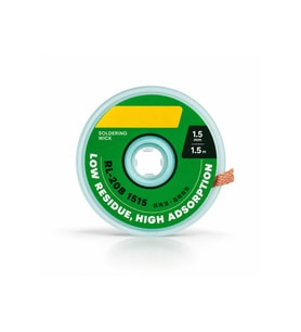 1.5 Mm X 1.5 Metre Lehim Temizleme Ve Emme Teli Düşük Kalıntı Yüksek Emiş Gücü RL-20B-1515