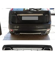 Ford Focus 2 Hatchback Gri Difüzör Çiftli Kare Egzoz Görünümlü D Tip Difizör 2004 - 2010
