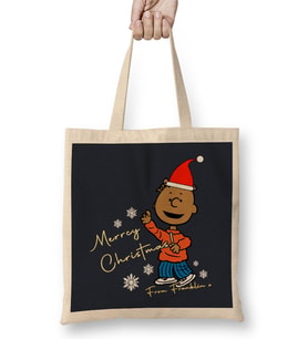 Merry Christmas From Franklin Peanuts Bez Çanta Uzun Saplı