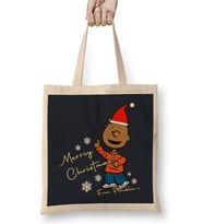 Merry Christmas From Franklin Peanuts Bez Çanta Uzun Saplı