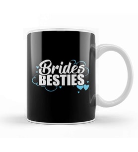 Cute Brides Besties Bachelorette Party Group Kupa Bardak Porselen