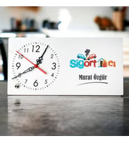 Sigortacıya Hediye Şık Masa Saati
