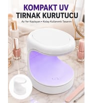 Seyehat Tipi Mini Oje Kurutucu Ultriole Mor Işık Protez Tırnak Kurutucu Yeni Nesil