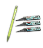 2.0 Mm Kalın Uçlu Versatil Kalem 1 Adet ve 2.0 Mm Kalın Uç Siyah 3 Adet (Açık Yeşil)